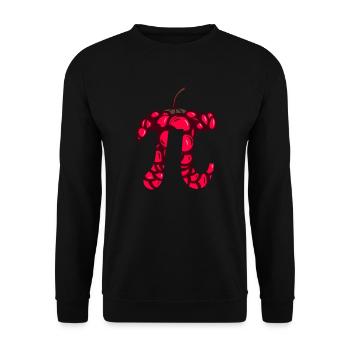 Raspberry Cake Pi - Professeur Math Pi - Sweat-shirt Unisexe - noir - Devant - Alina (178cm) & Michal (187cm)