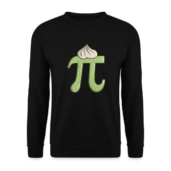 Key Lime Pi - Lustiger Mathe-Lehrer zum Pi-Tag - Unisex Pullover - Schwarz - Vorne - Alina (178cm) & Michal (187cm)