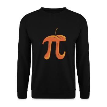 Peach Pi - Drôle de professeur de mathématiques pour le jour de Pi - Sweat-shirt Unisexe - noir - Devant - Alina (178cm) & Michal (187cm)