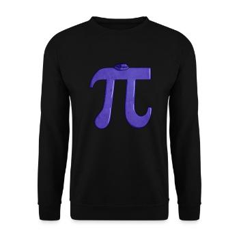 Blueberry Pi - Drôle de professeur de mathématiques pour la journée Pi - Sweat-shirt Unisexe - noir - Devant - Alina (178cm) & Michal (187cm)