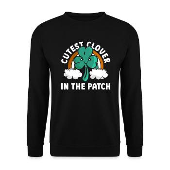 Irlande Irlandais drôle de dicton de la Saint-Patrick - Sweat-shirt Unisexe - noir - Devant - Alina (178cm) & Michal (187cm)