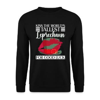 Irlande Irlandais drôle de dicton de la Saint-Patrick - Sweat-shirt Unisexe - noir - Devant - Alina (178cm) & Michal (187cm)
