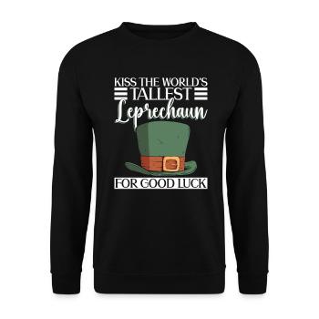 Irlande Irlandais drôle de dicton de la Saint-Patrick - Sweat-shirt Unisexe - noir - Devant - Alina (178cm) & Michal (187cm)