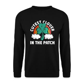 Irlande Irlandais drôle de dicton de la Saint-Patrick - Sweat-shirt Unisexe - noir - Devant - Alina (178cm) & Michal (187cm)