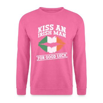 Irland Irisch Lustig Spruch St Patricks Day - Unisex Pullover - Pink - Vorne