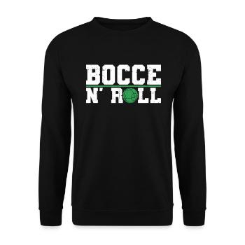 Boccia n' Roll - Boccia-Ball - Unisex Pullover - Schwarz - Vorne - Alina (178cm) & Michal (187cm)