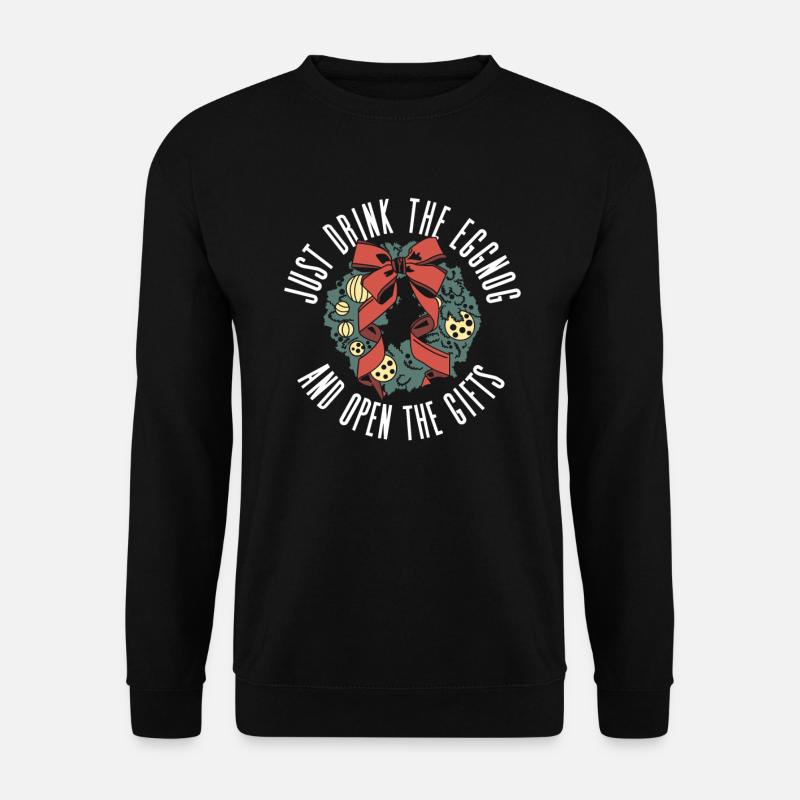 Atheist Atheismus Eierlikör Weihnachten - Unisex Pullover - Schwarz