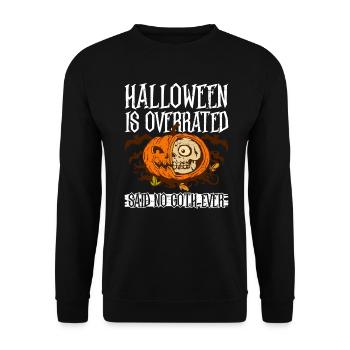 Halloween est surestimé - Said no Goth - Sweat-shirt Unisexe - noir - Devant - Alina (178cm) & Michal (187cm)