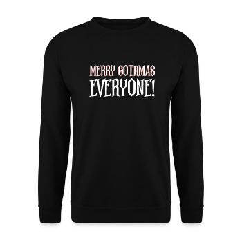 Joyeux Gothmas, tout le monde ! - Noël gothique - Sweat-shirt Unisexe - noir - Devant - Alina (178cm) & Michal (187cm)