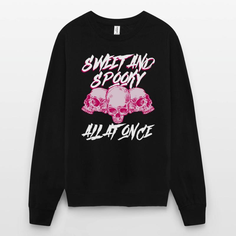 Cute and scary at the same time - Bubble Goth Perky Goth Unisex Sweatshirt