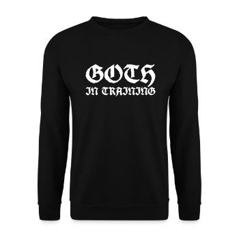 Goth en formation - Baby Fledermaus Gothic - Sweat-shirt Unisexe - noir - Devant - Alina (178cm) & Michal (187cm)