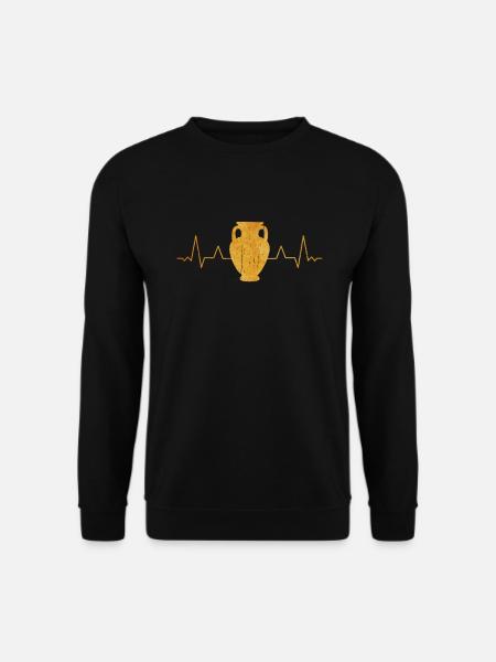 Töpfern Herzschlag - Töpfer Töpfern - Unisex Pullover - Schwarz