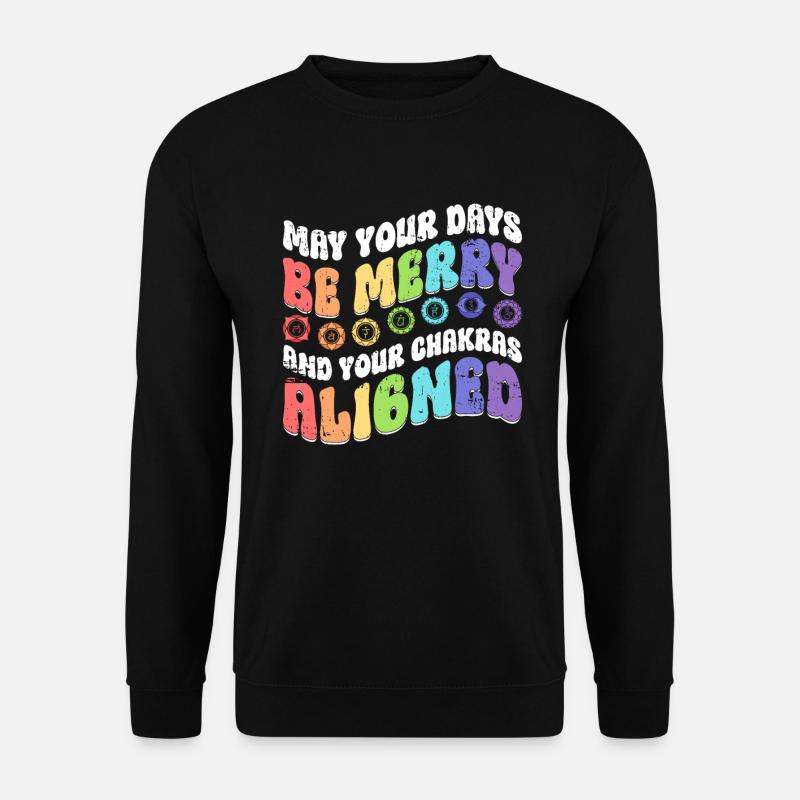 Hippie Christmas Chakra - Unisex Sweatshirt - black
