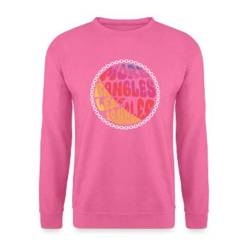 Plus de bracelets, moins de jangles - Costume hippie - Sweat-shirt Unisexe - rose - Devant