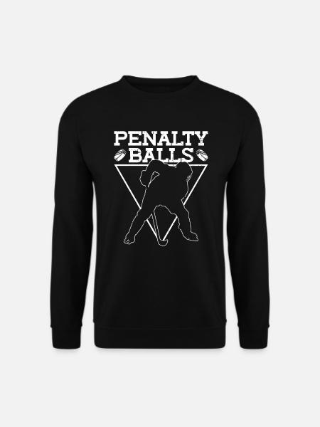 Strafbälle - Lustiges Eishockey - Unisex Pullover - Schwarz
