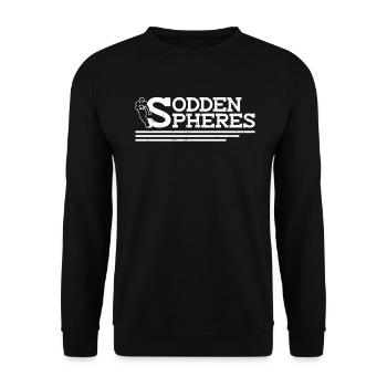 Soggy Balls - Funny American Football - Unisex Sweatshirt - black - Front - Alina (178cm) & Michal (187cm)