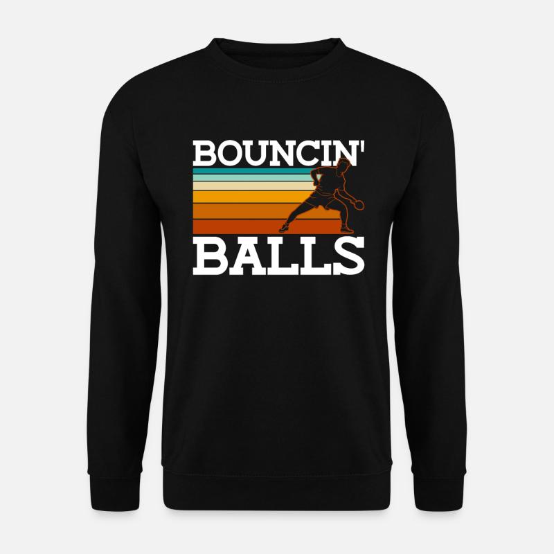 Bouncin' Balls - Drôle de ping-pong - Sweat-shirt Unisexe - noir
