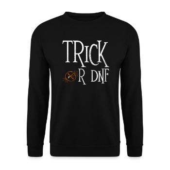 Astuce ou DNF - Geocaching Geocacher - Sweat-shirt Unisexe - noir - Devant - Alina (178cm) & Michal (187cm)