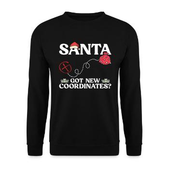 Géocachette Cadeau de Noël Geocacher - Sweat-shirt Unisexe - noir - Devant - Alina (178cm) & Michal (187cm)