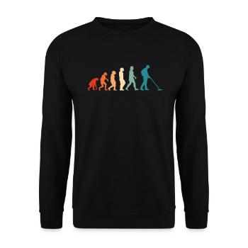 Détecteur de métaux Evolution Chasseurs au trésor - Sweat-shirt Unisexe - noir - Devant - Alina (178cm) & Michal (187cm)