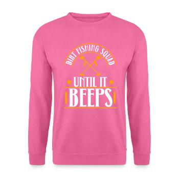 Équipe de détecteurs de métaux Chasse au trésor - Sweat-shirt Unisexe - rose - Devant