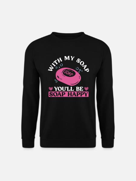 Seife Seifenherstellung Seifenmacher Seifensieder - Unisex Pullover - Schwarz