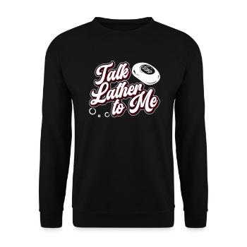 soap soap making soap maker soap boiler - Unisex Sweatshirt - black - Front - Alina (178cm) & Michal (187cm)