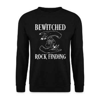 Geologist Stone Collector Stones Geology Halloween - Unisex Sweatshirt - black - Front - Alina (178cm) & Michal (187cm)