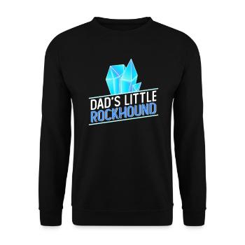 Geologist Children Stone Collector Stones Geology Boy - Unisex Sweatshirt - black - Front - Alina (178cm) & Michal (187cm)