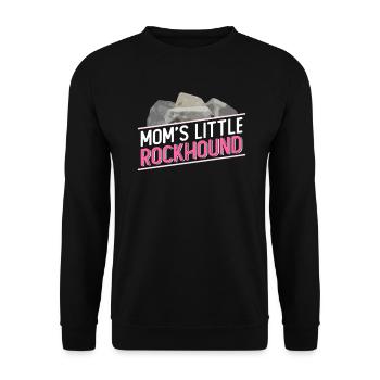 Geologist Children Stone Collector Stones Geology Boy - Unisex Sweatshirt - black - Front - Alina (178cm) & Michal (187cm)