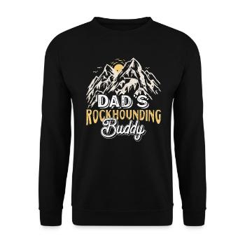 Geologist Children Stone Collector Stones Geology Boy - Unisex Sweatshirt - black - Front - Alina (178cm) & Michal (187cm)