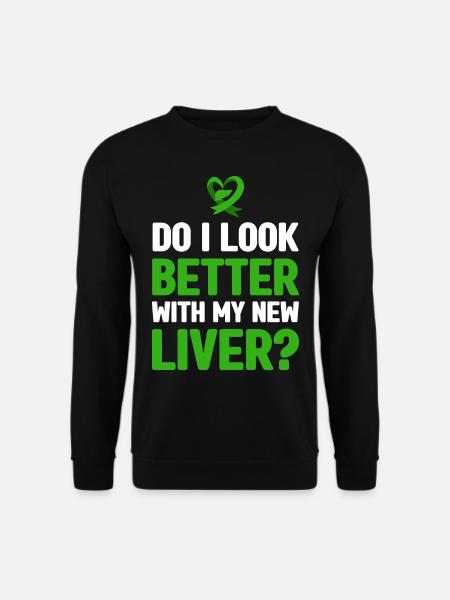 Organspende Leber | Organspender Arzt Geschenkidee - Unisex Pullover - Schwarz