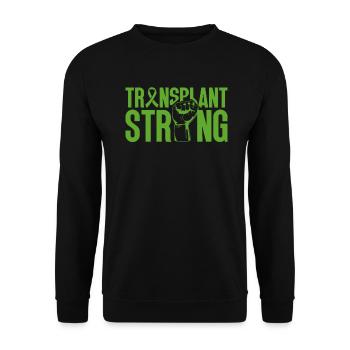 Don d’organes Greffe d’organes Don d’organes - Sweat-shirt Unisexe - noir - Devant - Alina (178cm) & Michal (187cm)