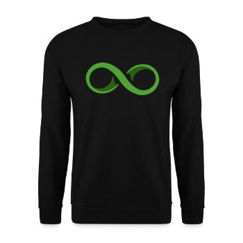 Organ Donor Organ Transplant Organ Donation - Unisex Sweatshirt - black - Front - Alina (178cm) & Michal (187cm)