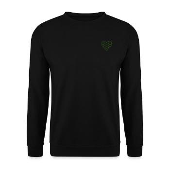 Don d’organes Greffe d’organes Don d’organes - Sweat-shirt Unisexe - noir - Devant - Alina (178cm) & Michal (187cm)