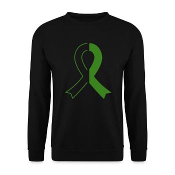 Organ Donor Organ Transplant Organ Donation - Unisex Sweatshirt - black - Front - Alina (178cm) & Michal (187cm)