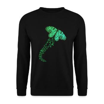 Don d’organes Greffe d’organes Don d’organes - Sweat-shirt Unisexe - noir - Devant - Alina (178cm) & Michal (187cm)