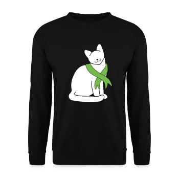 Organ Donor Organ Transplant Organ Donation - Unisex Sweatshirt - black - Front - Alina (178cm) & Michal (187cm)