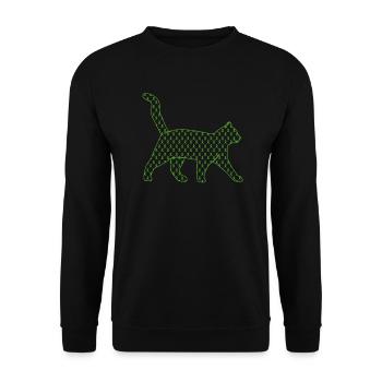 Don d’organes Greffe d’organes Don d’organes - Sweat-shirt Unisexe - noir - Devant - Alina (178cm) & Michal (187cm)