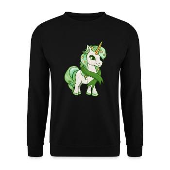 Don d’organes Greffe d’organes Don d’organes - Sweat-shirt Unisexe - noir - Devant - Alina (178cm) & Michal (187cm)
