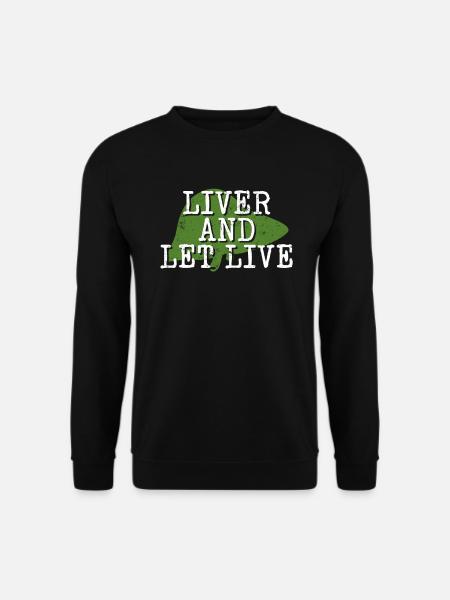 Organspender Leber Organtransplantation - Unisex Pullover - Schwarz