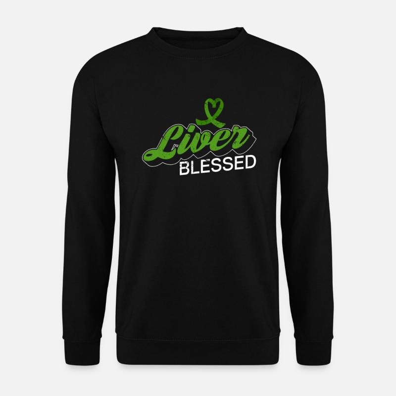 Organspender Leber Organtransplantation - Unisex Pullover - Schwarz