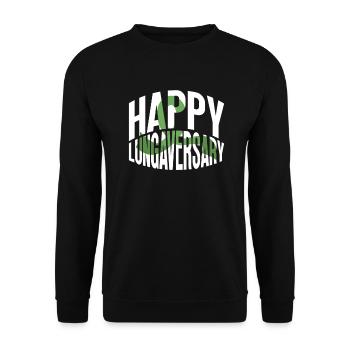 Greffe d’organe par fente de donneur d’organes - Sweat-shirt Unisexe - noir - Devant - Alina (178cm) & Michal (187cm)