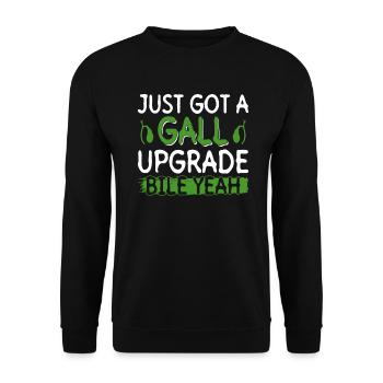 Organspender Gallenblase Organtransplantation - Unisex Pullover - Schwarz - Vorne - Alina (178cm) & Michal (187cm)
