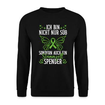 Stem Cells Stem Cell Therapy Stem Cell Donation - Unisex Sweatshirt - black - Front - Alina (178cm) & Michal (187cm)