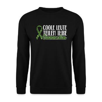 Stem Cells Stem Cell Therapy Stem Cell Donation - Unisex Sweatshirt - black - Front - Alina (178cm) & Michal (187cm)
