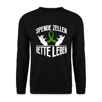 Stem Cells Stem Cell Therapy Stem Cell Donation - Unisex Sweatshirt - black - Front - Alina (178cm) & Michal (187cm)