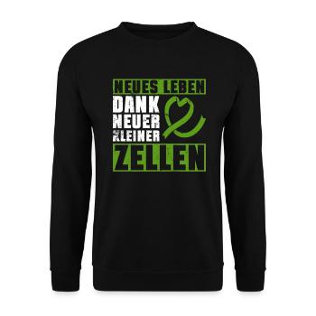 Stem Cells Stem Cell Therapy Stem Cell Donation - Unisex Sweatshirt - black - Front - Alina (178cm) & Michal (187cm)