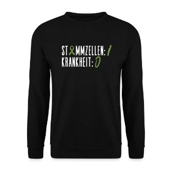 Stem Cells Stem Cell Therapy Stem Cell Donation - Unisex Sweatshirt - black - Front - Alina (178cm) & Michal (187cm)