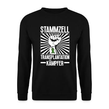 Stem Cells Stem Cell Therapy Stem Cell Donation - Unisex Sweatshirt - black - Front - Alina (178cm) & Michal (187cm)